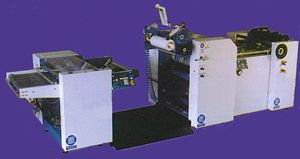 In-line laminating machine